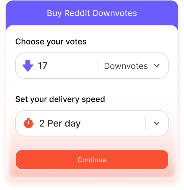 How downvotes work step 2