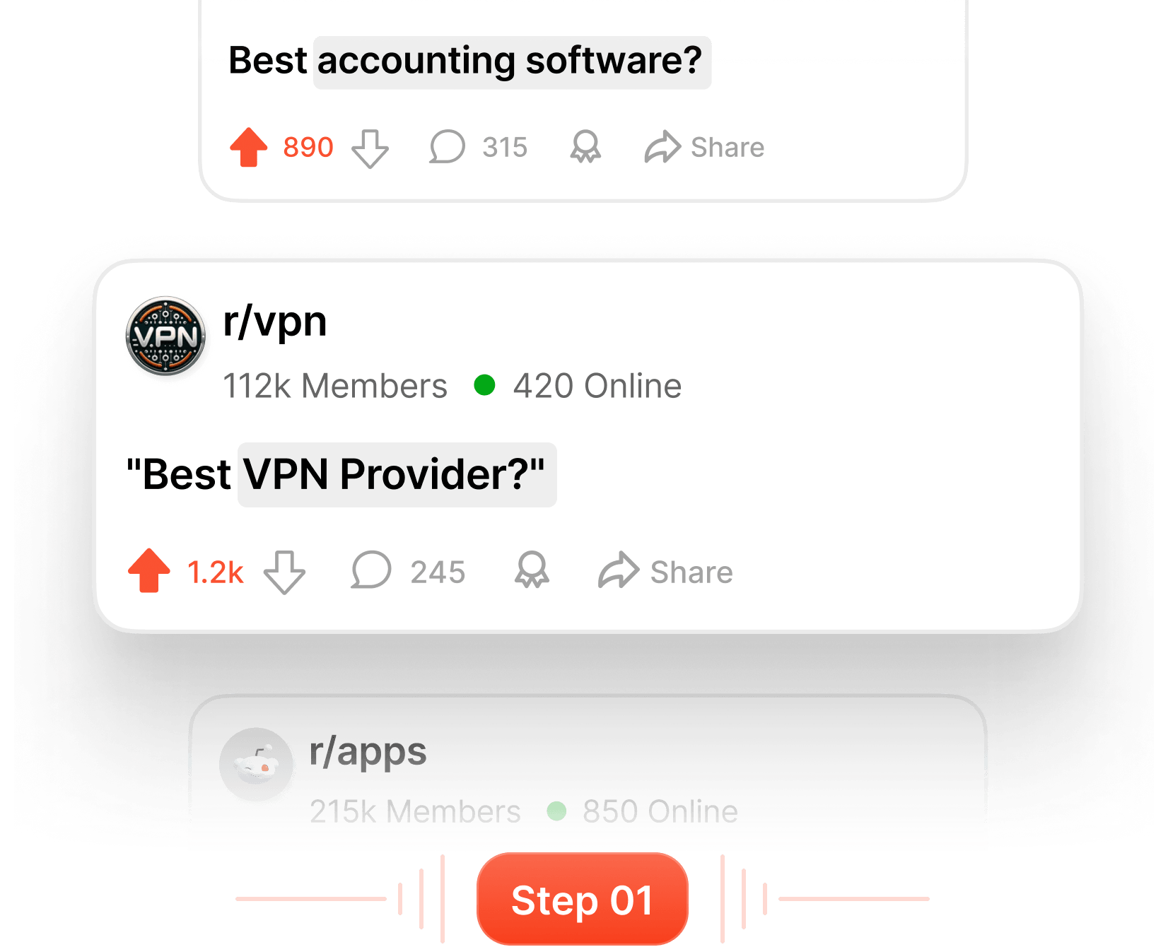 Step 1: Reddit is full of your ideal customers - Engain finds them