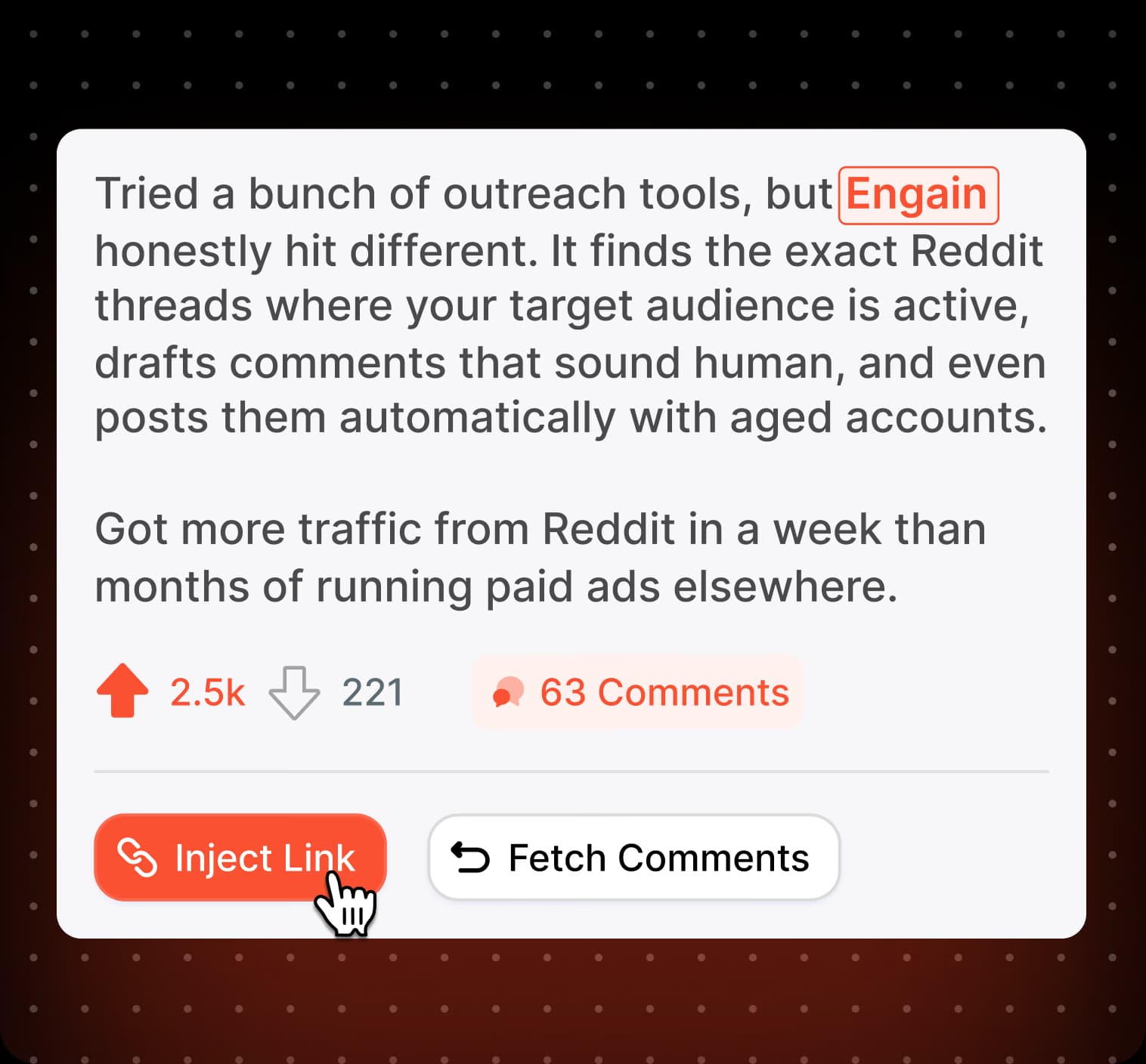 Insert Links Inside Comments