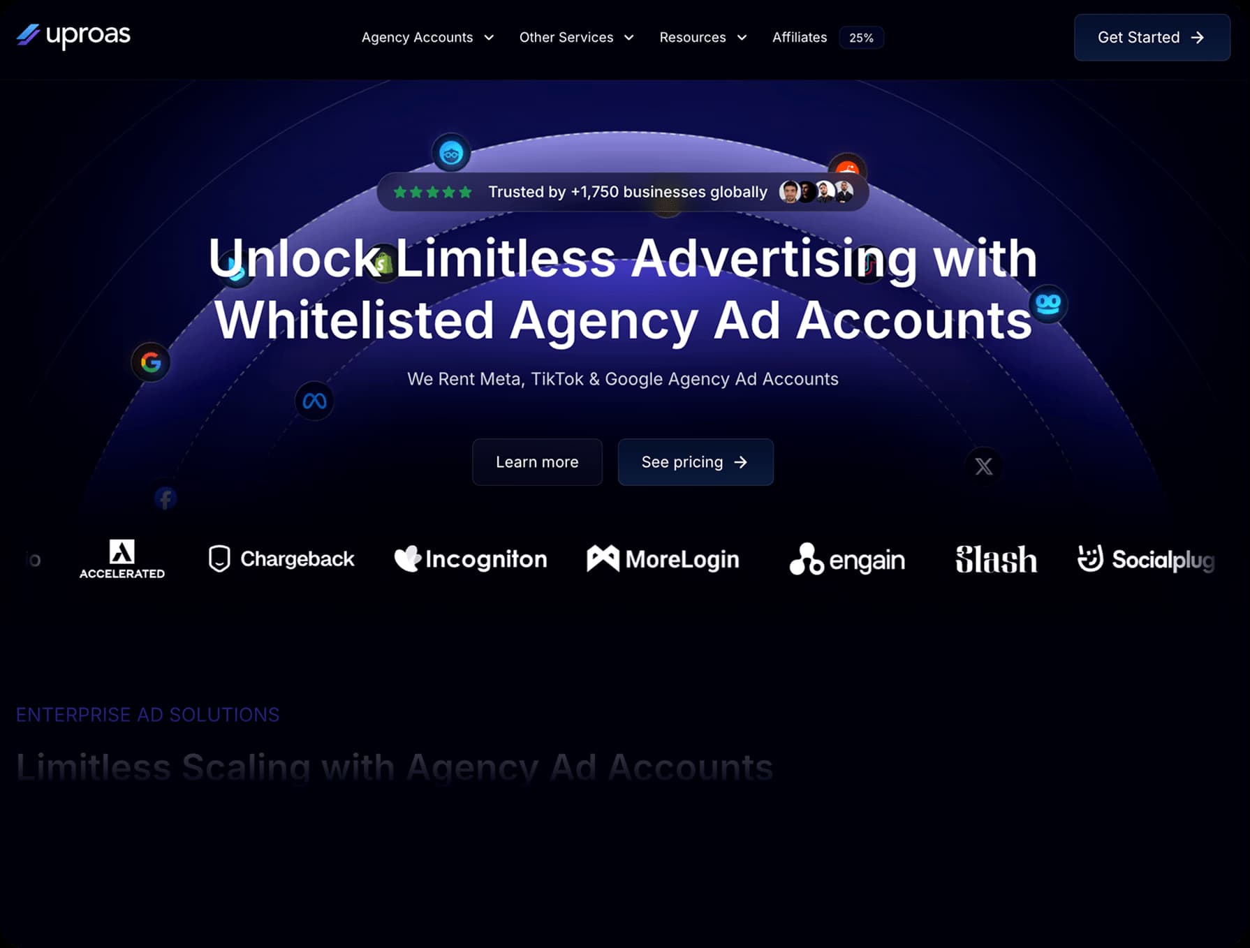 Floxy website screenshot