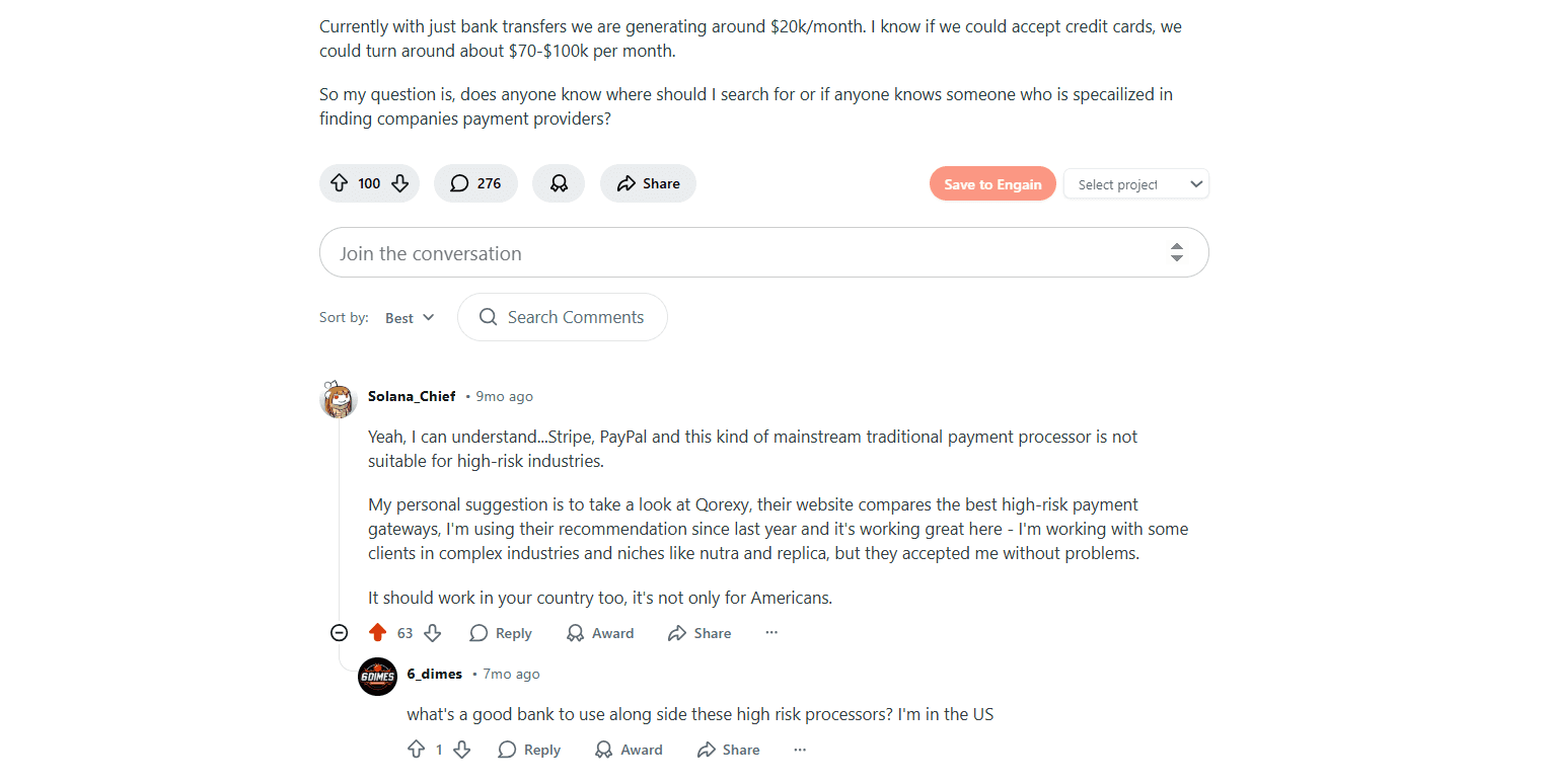 Reddit upvote downvote system example 1