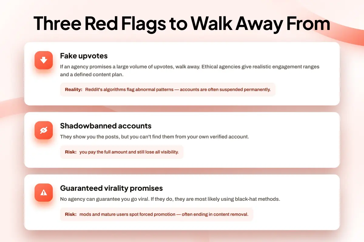 Three Red Flags to Walk Away From