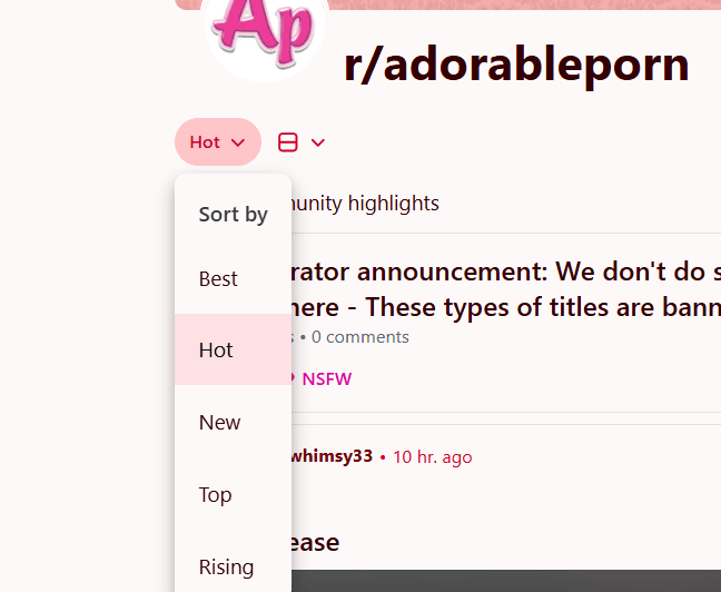 subreddit-post-filter