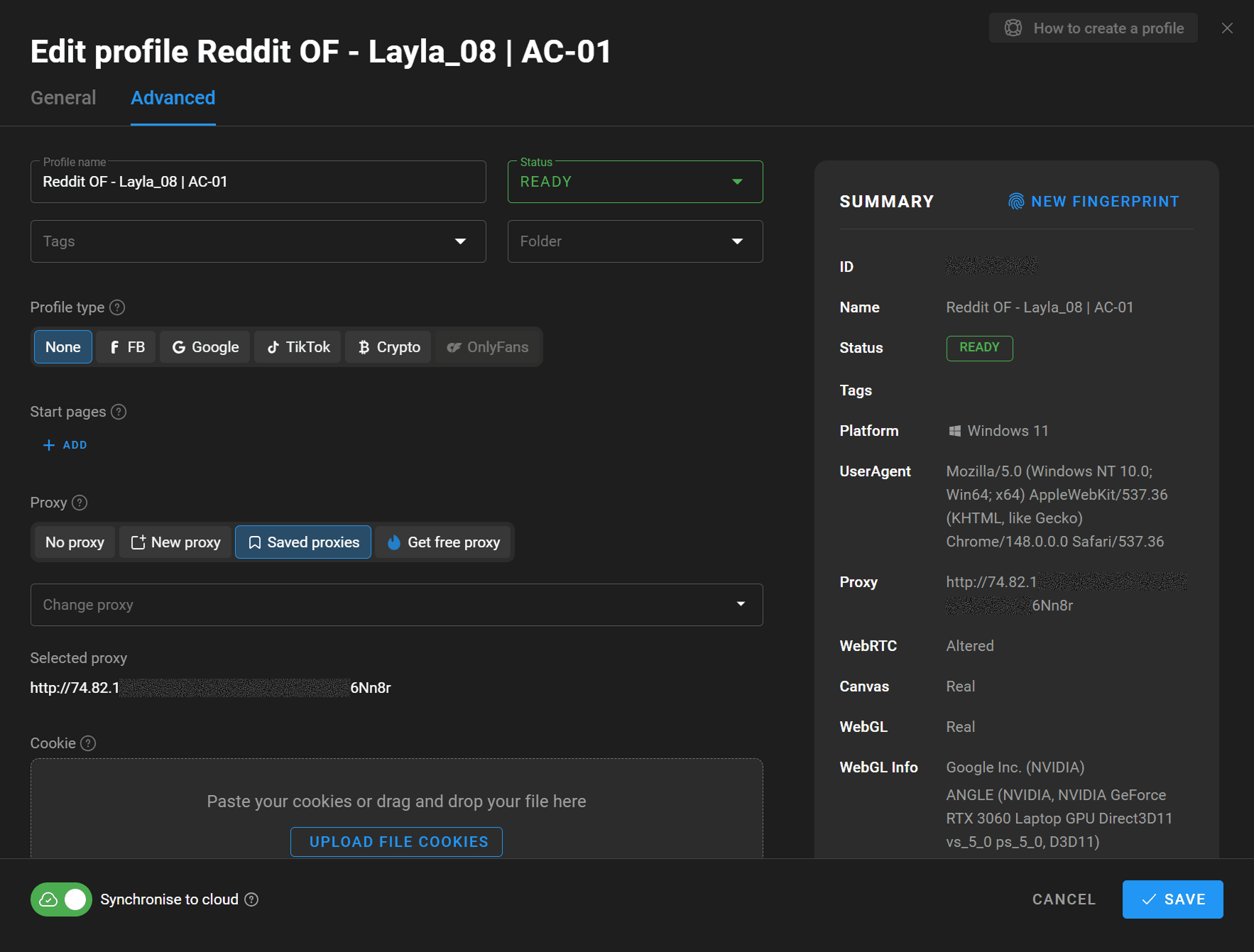Reddit OF Profiles-dolphin-setup