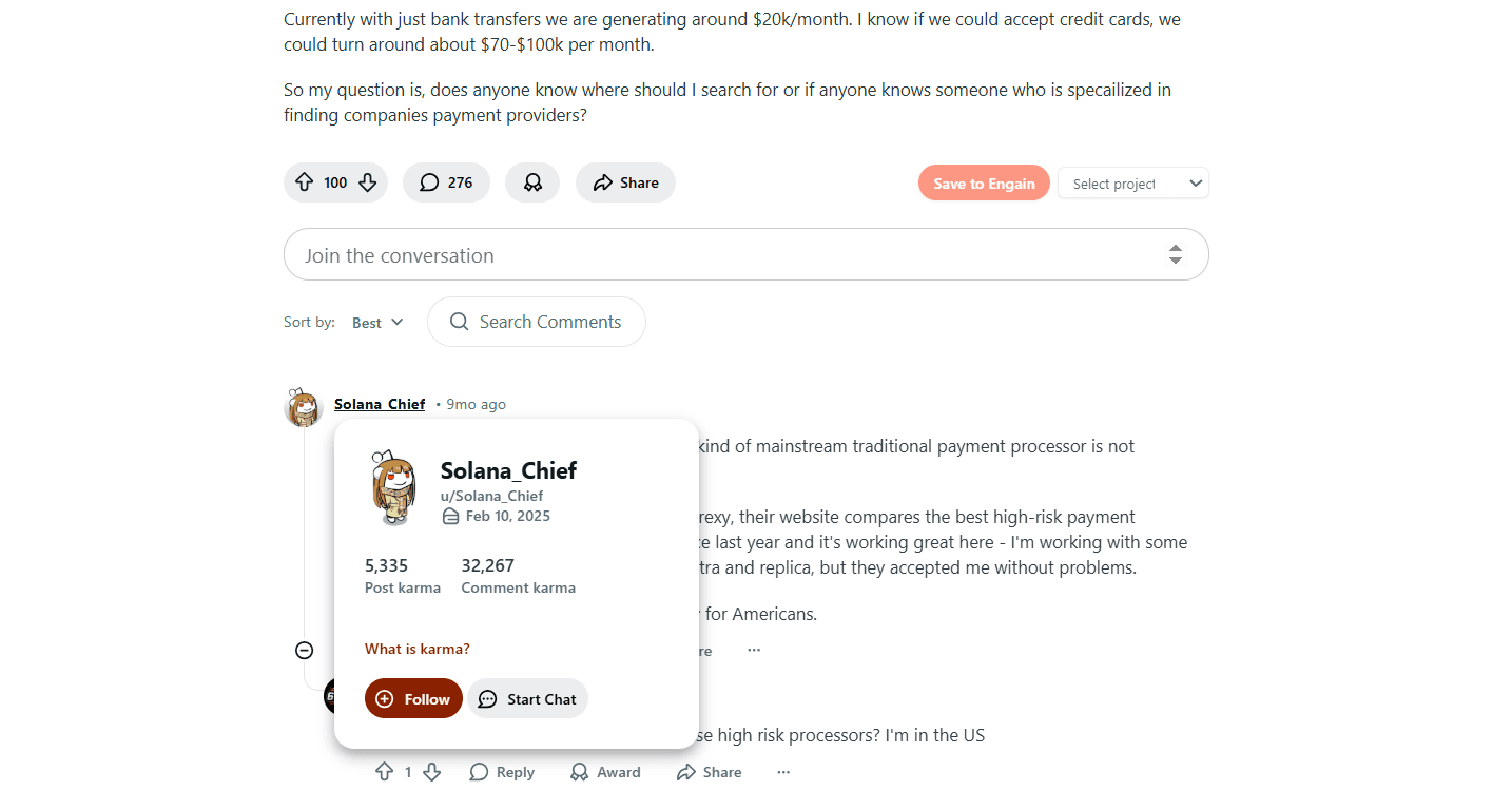 Reddit upvote downvote system example 2