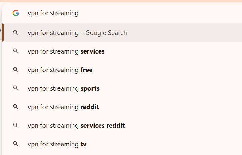 Kw research with Google autocomplete